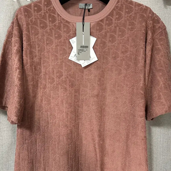 [BUNJANG] Dior Oblique Terry Short Sleeve T-Shirt / 백화점 구매)디올 오블리크 테리 반팔