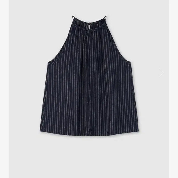 [BUNJANG] Urbanic30 Antibes Halter Blouse Navy / Urbanic30 Antibes 앙티브 홀터 블라우스 네이비 새상품