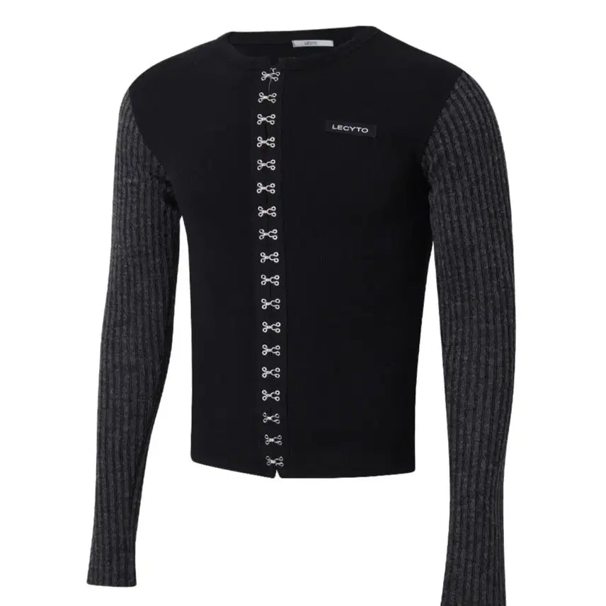 [BUNJANG] Recito Hookline Slim Long Sleeve T-Shirt / 레씨토 후크라인 슬림 티셔츠