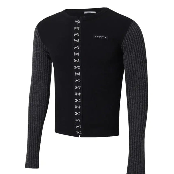 [BUNJANG] Recito Hookline Slim Long Sleeve T-Shirt / 레씨토 후크라인 슬림 티셔츠