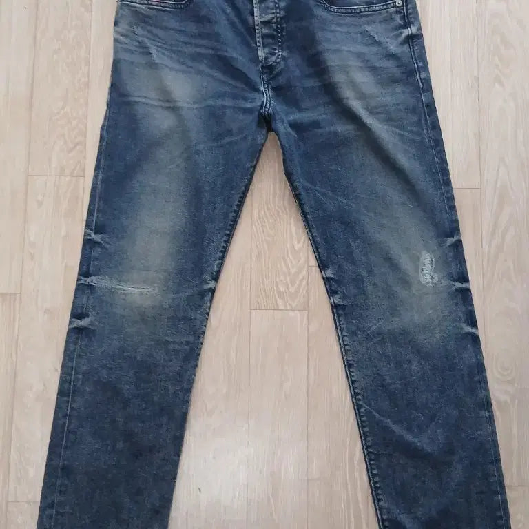 [BUNJANG] Diesel Buster Slim Fit Stretch Denim Jeans (Medium Blue, Size 34) / 디젤 버스터 슬림핏 스판 데님 중청 34