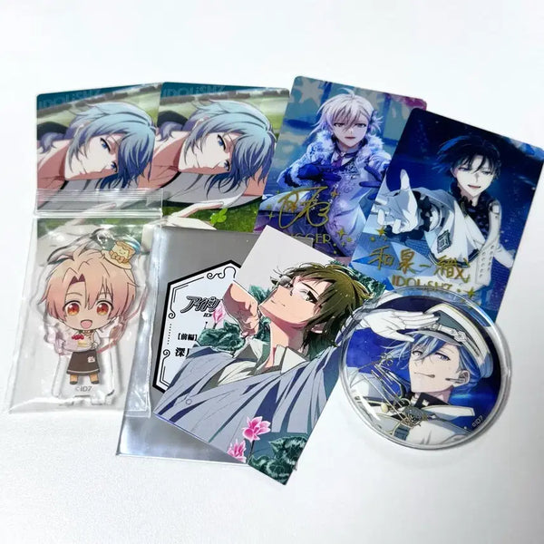 [BUNJANG] IDOLiSH7 Tamaki Yamato Mitsuki Merchandise Bundle (Paper, Acrylic, Badge) / 아이나나 타마키 야마토 미츠키 특전 지류, 아크릴, 뱃지 일괄