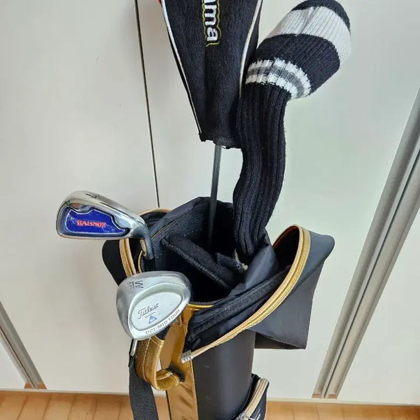 [BUNJANG] Beginner & Intermediate Practice Golf Club Sets with Half Caddy Bag / 연습장용 골프채세트 2종