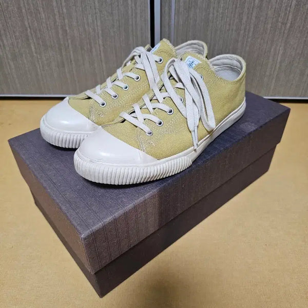 [BUNJANG] Catchball x East Harbour Surplus Cotton Yellow Sneakers 250 / 캐치볼 x 이하서 코튼 250