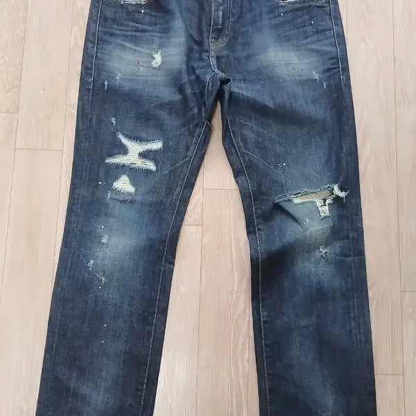 [BUNJANG] Plac Slim Fit Jeans (Mid-Blue, Size 34) / 플랙 Plac 중청 슬림핏 34 약스판