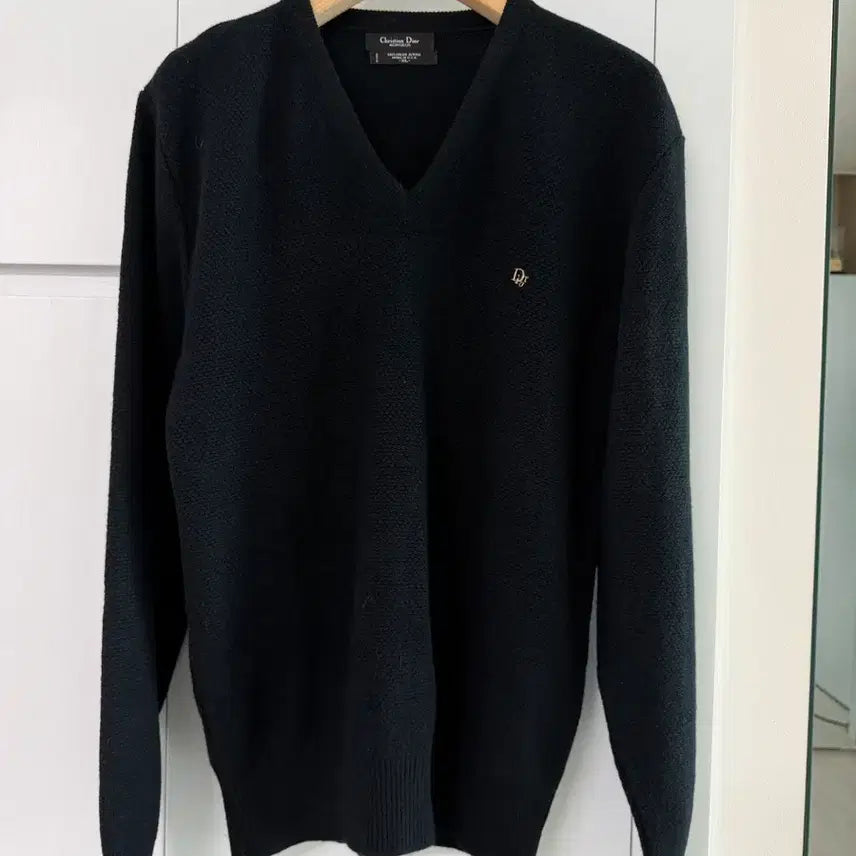 [BUNJANG] Christian Dior Authentic Vintage Black Knit Sweater / 정품 미국 빈티지 디올 블랙 니트