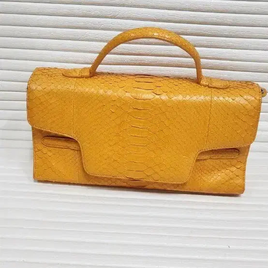 [BUNJANG] Jalmoi Genuine Leather Crocodile Pattern Tote Bag / 잘모이 천연가죽 악어패턴 토트백