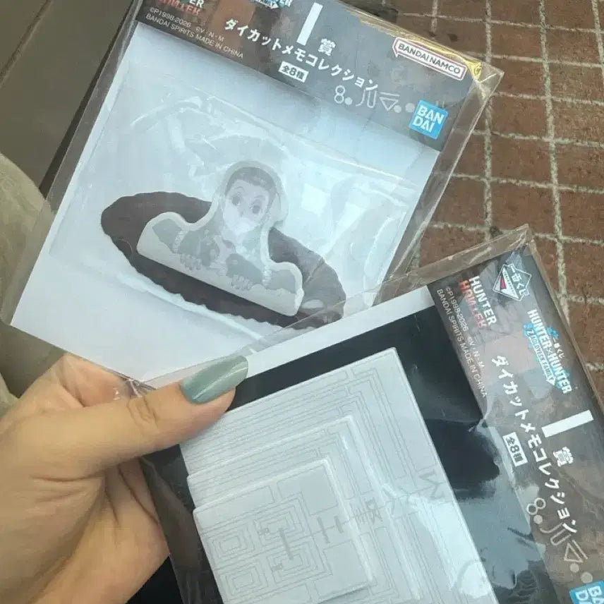 [BUNJANG] Hunter x Hunter Zoldyck Family Irumi Memo Pad / 헌터헌터 메모지 이르미+조르딕가문 문