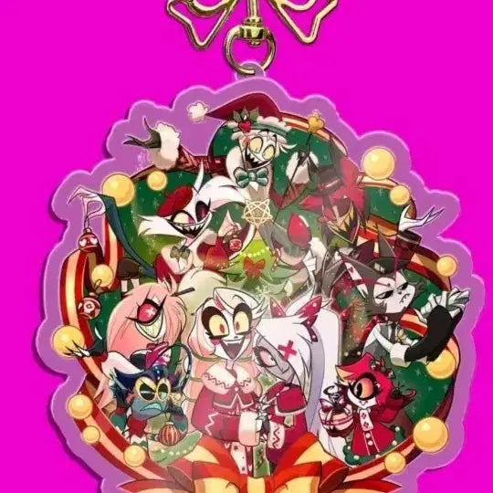 [BUNJANG] Hasbeen Hotel Christmas Holiday Keychain / (현물)해즈빈호텔 크리스마스 홀리데이 키링 호텔조