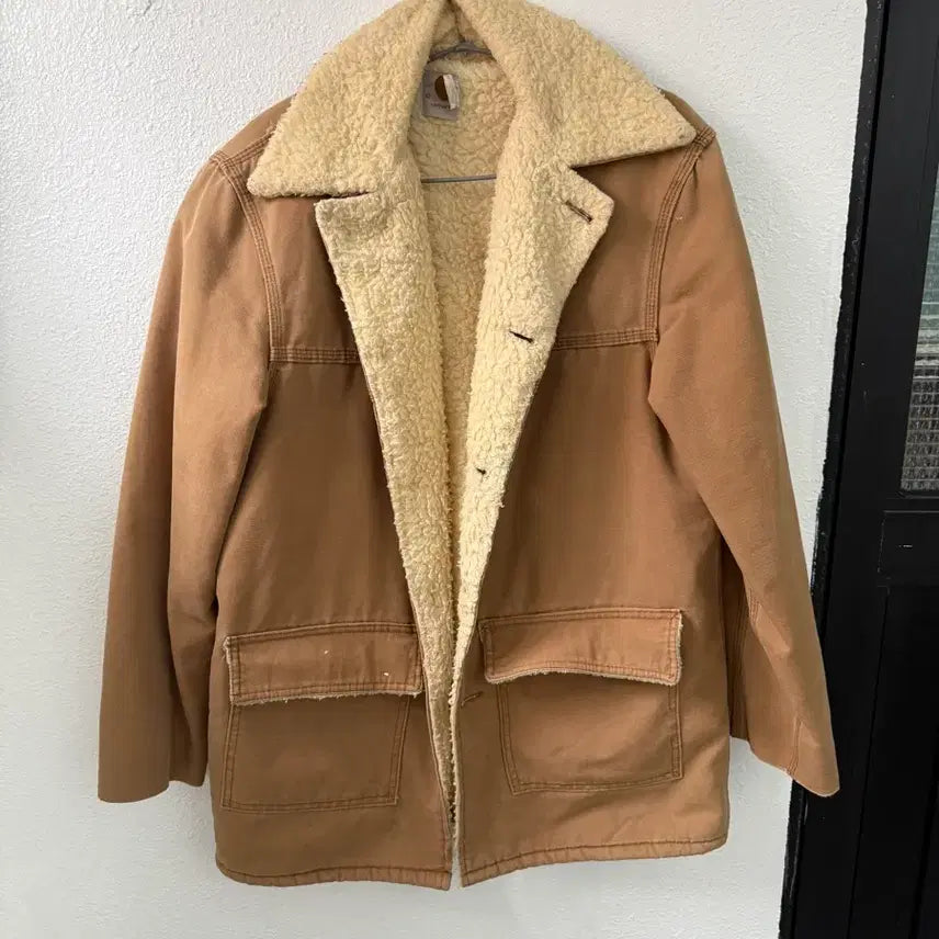 [BUNJANG] Carhartt Shearling Lined Jacket (Estimated 1970s-1980s) / Made in usa 70~80추정 시어링 칼하트 자켓