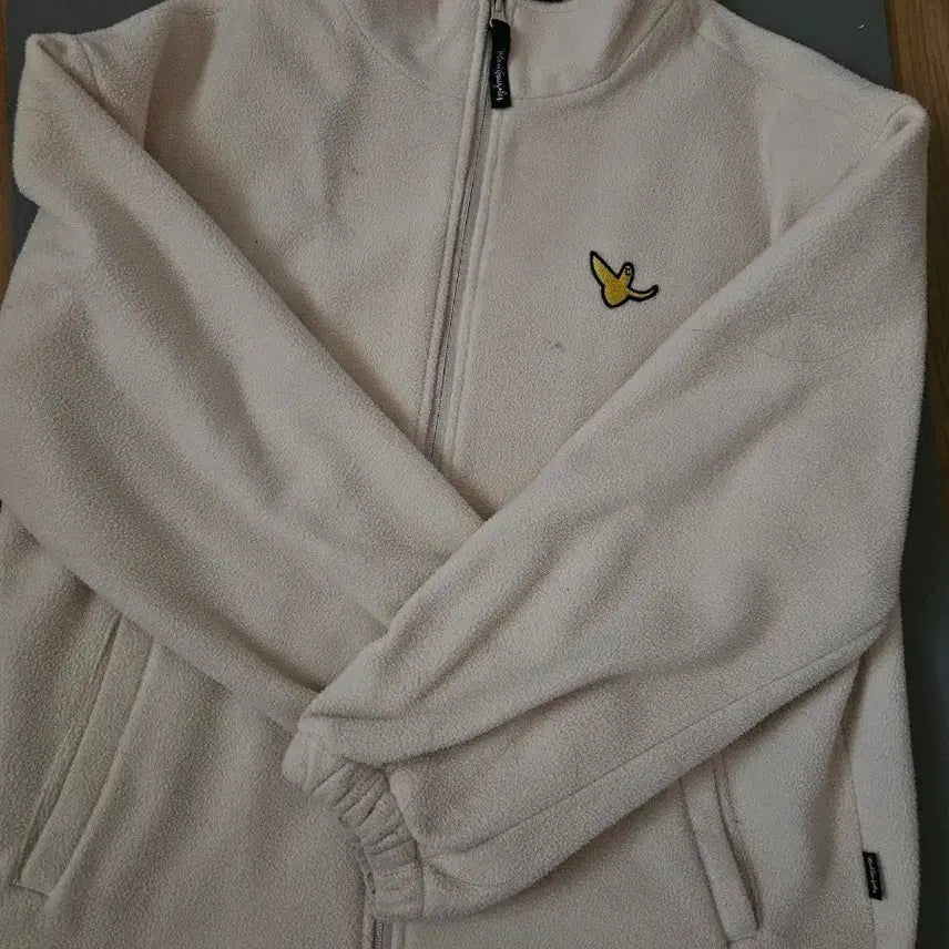 [BUNJANG] Mark Gonzales Ivory Fleece Jacket / 마크곤잘레스 아이보리 후리스