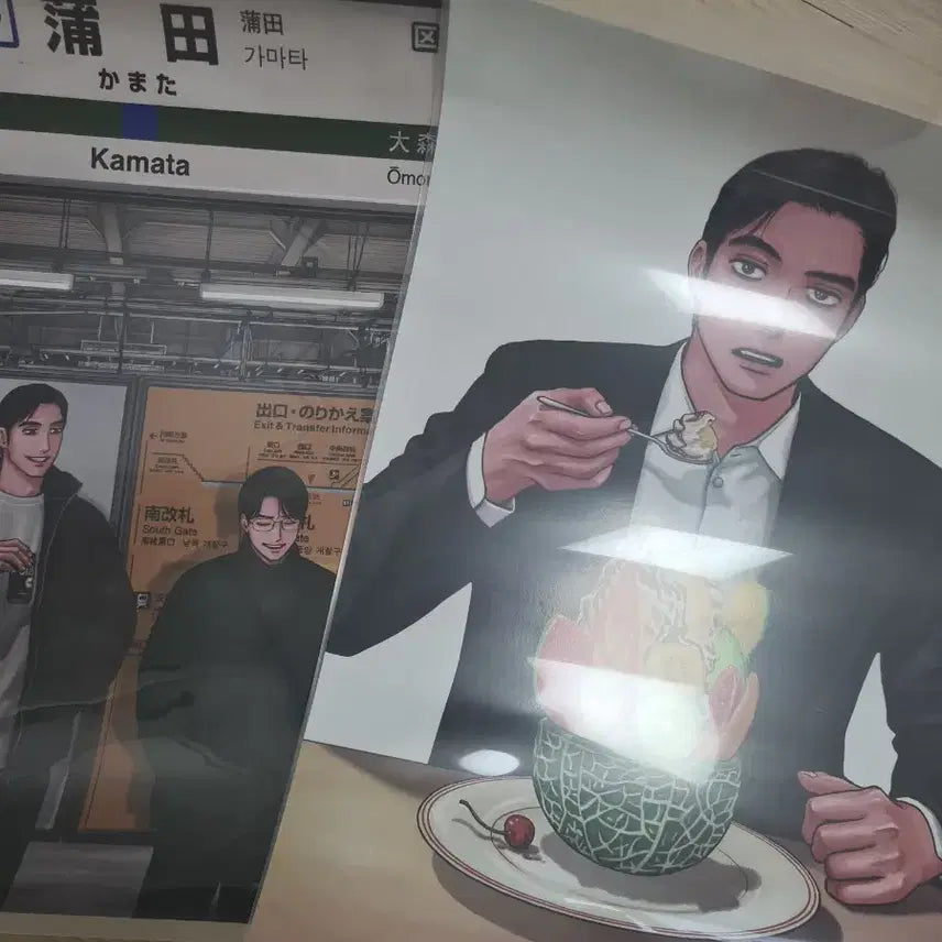 [BUNJANG] Family Restaurant Let's Go Poster B, C Set / 패밀리레스토랑가자 포스터 B, C 판매
