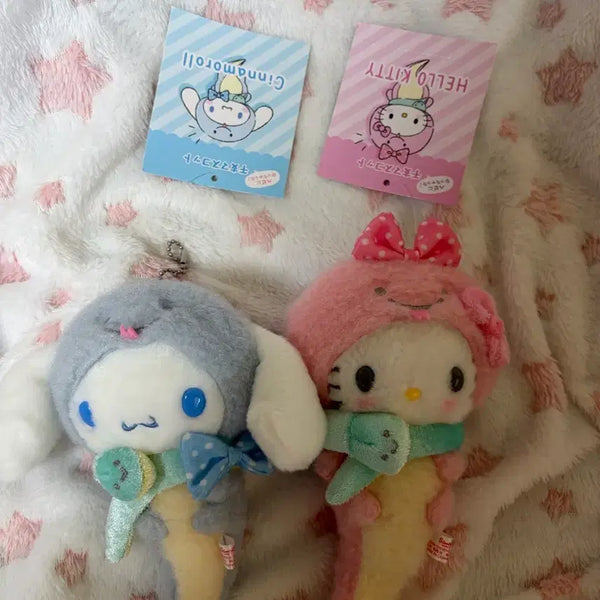 [BUNJANG] Sanrio 2025 Year of the Snake Cinnamonroll & Kitty Mascot Bundle Set / 일괄)산리오 2025 십이간지 뱀의해 시나모롤 키티 마스코트