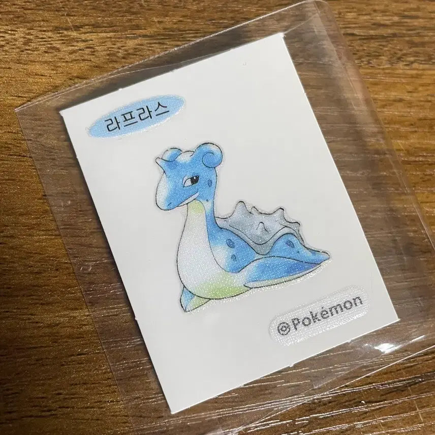 [BUNJANG] Pokemon 30th Anniversary Original Artwork Sticker - Lapras / 포켓몬 30주년 오리지널 아트웍 띠부씰 (라프라스)