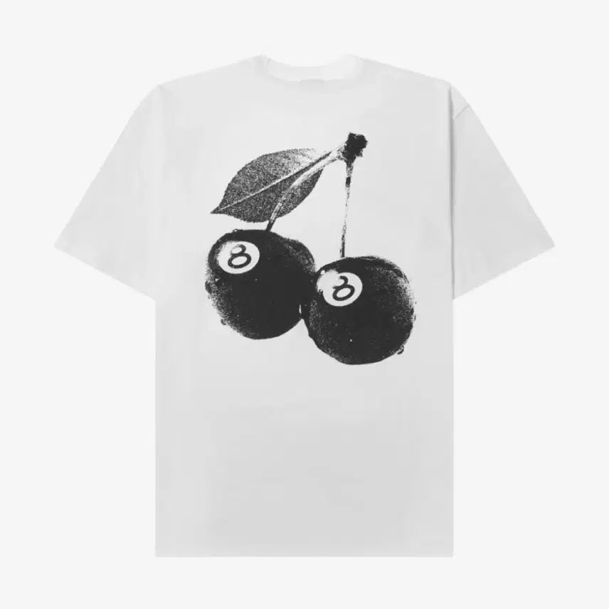 [BUNJANG] Stussy Cherry T-Shirt White / 스투시 체리 티셔츠 화이트