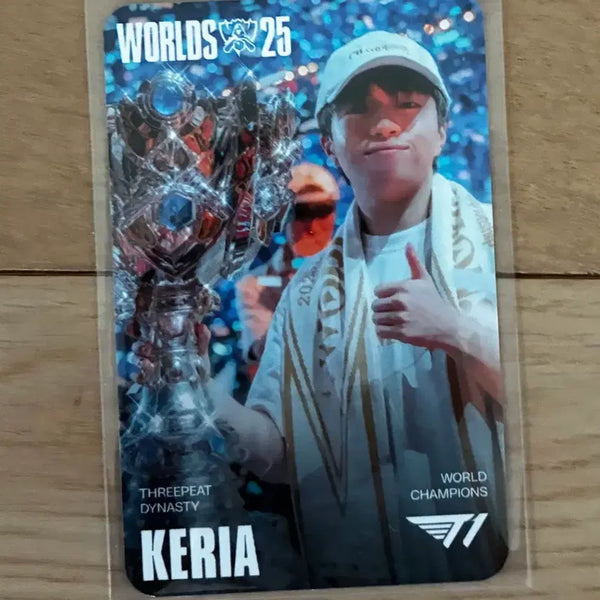 [BUNJANG] T1 Keria 2025 Worlds Champion Photocard / MSI T1 케리아 포토카드