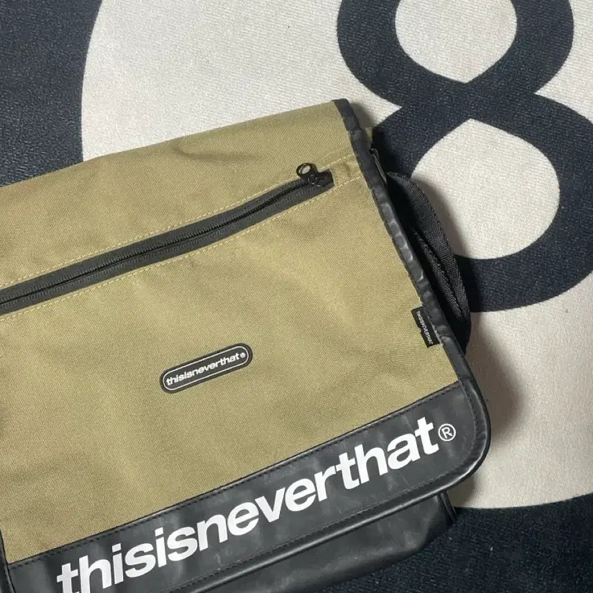 [BUNJANG] thisisneverthat Shoulder Bag Khaki / 디스이즈네버댓 숄더백 카키색