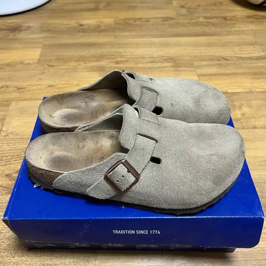[BUNJANG] Birkenstock Boston 265 (US 8.5) Suede Clogs / 버켄스탁 보스턴 265