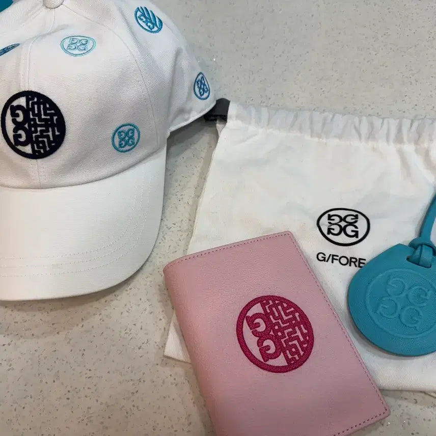 [BUNJANG] G/FORE Golf Cap, Passport Case, Luggage Tag / 지포어 골프모자, 여권케이스, 케리어 네임택
