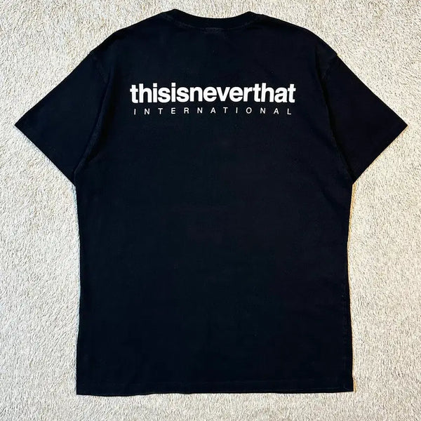 [BUNJANG] thisisneverthat Back Logo Short Sleeve T-shirt Black M / [M] 디스이즈네버댓 백로고 반팔 티셔츠 블랙