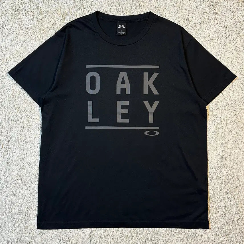 [BUNJANG] Oakley Spell Logo Performance T-Shirt Black XL / [XL] 오클리 OAKLEY 스펠로고 기능성 반팔 티셔츠 블랙