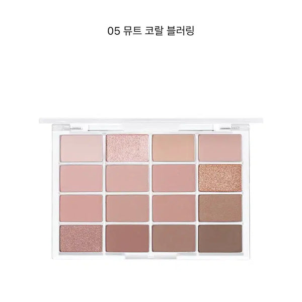 [BUNJANG] WAKEMAKE Eyeshadow Palette 05 Mute Coral Blurring / 웨이크메이크 아이섀도우 판매
