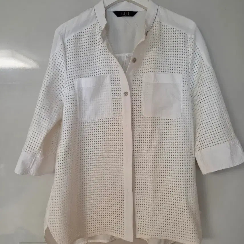 [BUNJANG] Daks Golf Women's Perforated Shirt Size 90 (Fits 44-55) / 닥스 골프 여성 펀칭 셔츠 90 실사이즈 44~55