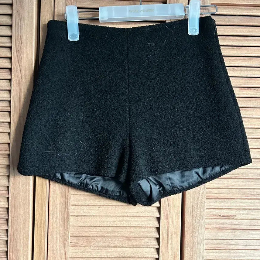 [BUNJANG] Miel Black Tweed Short Pants Size 1 / 미엘 miel 블랙 트위드 숏팬츠 1사이즈
