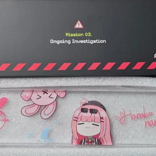 [BUNJANG] Stellive Hanako Nana X Swagkey Collaboration Acrylic Palm Rest / 스텔라이브 하나코나나 X 스웨그키 아크릴 팜레스트