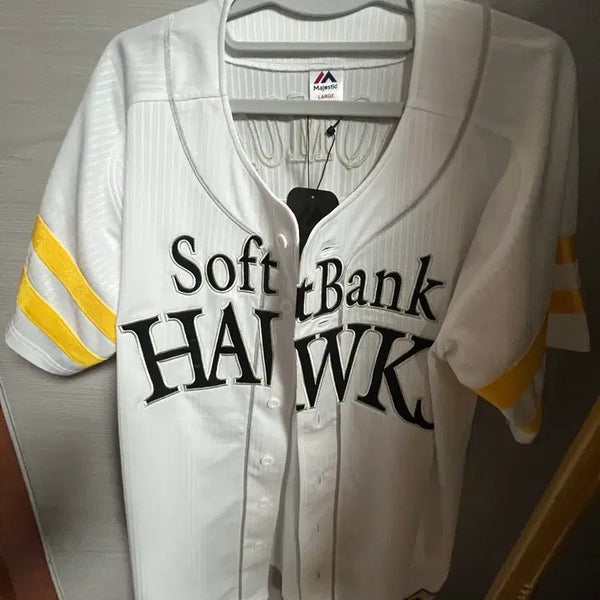 [BUNJANG] SoftBank Hawks Baseball Uniform / 소프트뱅크 호크스 야구 유니폼