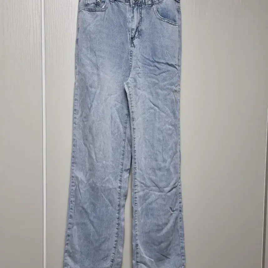 [BUNJANG] Light Wash Wide Denim Pants / 연청 와이드 데님 팬츠
