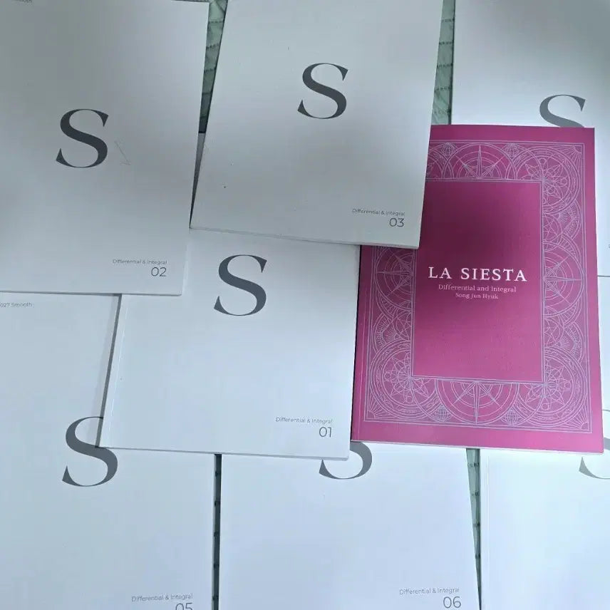 [BUNJANG] Sidae Injae Song Jun Hyuk T Smooth Calculus Vol. 1-7 + La Siesta Bundle Set / 시대인재 송준혁T smooth 미적분 1~7권+라시에스타