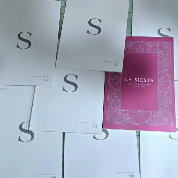[BUNJANG] Sidae Injae Song Jun Hyuk T Smooth Calculus Vol. 1-7 + La Siesta Bundle Set / 시대인재 송준혁T smooth 미적분 1~7권+라시에스타