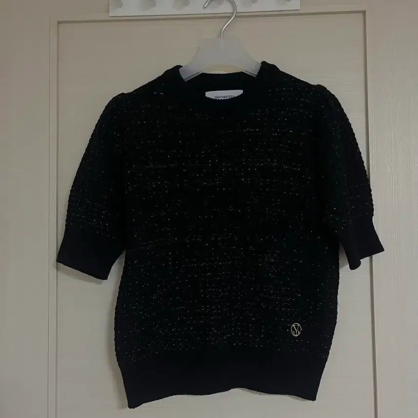 [BUNJANG] Yan13 Short Sleeve Knit T-shirt / 얀13 반팔니트