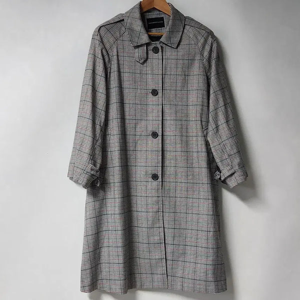 [BUNJANG] Visit in New York Classic Check Long Coat (Transitional Season) Size 66 / 비지트인뉴욕 클래식 체크 롱코트 (간절기용) 66