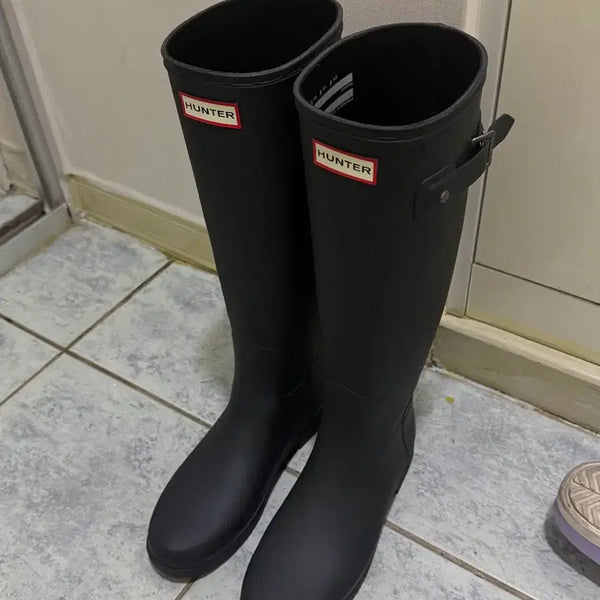 [BUNJANG] Hunter Original Refined Tall Boots / 헌터 오리지널 리파인드 톨 uk4 팔아요