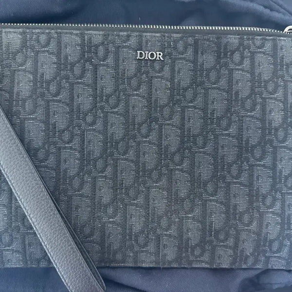 [BUNJANG] Dior Black A5 Clutch Bag / 디올 클러치백 A5 사이즈 판매합니다.
