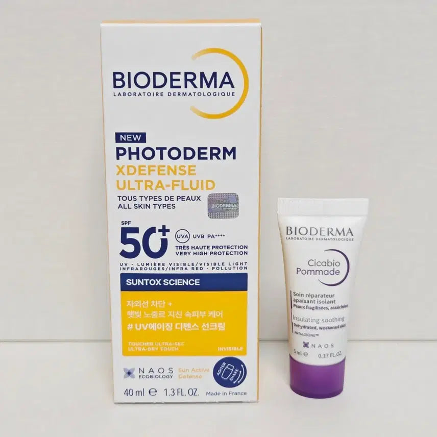 [BUNJANG] Bioderma Photoderm MAX Aquafluide SPF50+ Sunscreen 40ml / 바이오더마 포토덤 엑스디펜스 울트라플루이드 선크림