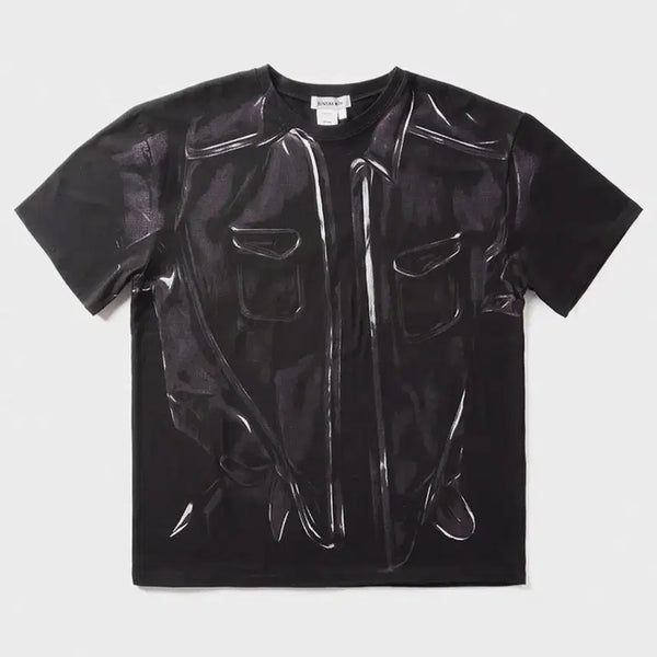 [BUNJANG] JUNTAEKIM Artisanal Petal Corset Shirt T-Shirt / 준태킴 아티저널 페탈 코르셋 셔츠 티셔츠