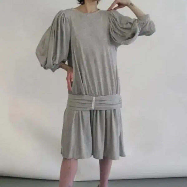 [BUNJANG] Aeongss Art Nouveau Dress (Gray) / 에옹쓰 아르누보드레스