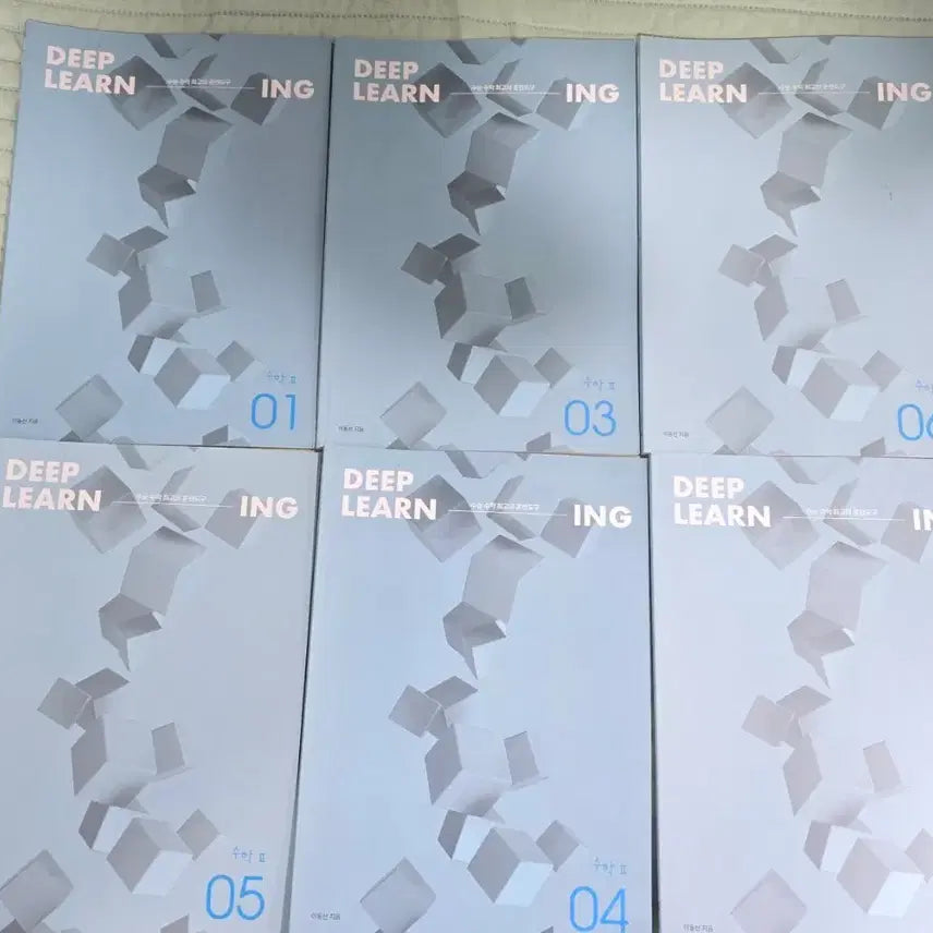 [BUNJANG] Dongseon Lee Deep Learning Mathematics 2 Set (Volumes 1, 3-7) / 시대인재 이동선T 딥러닝 수학2 1,3~7권 세트