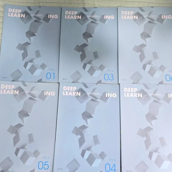 [BUNJANG] Dongseon Lee Deep Learning Mathematics 2 Set (Volumes 1, 3-7) / 시대인재 이동선T 딥러닝 수학2 1,3~7권 세트