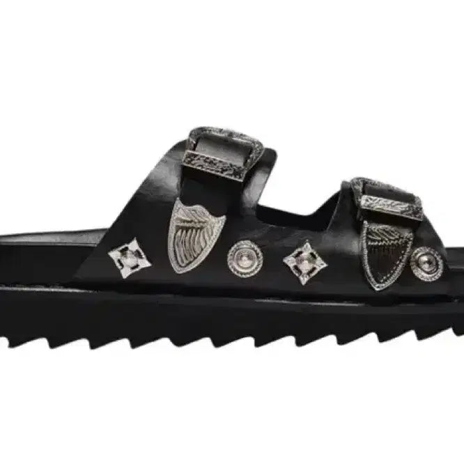 [BUNJANG] TOGA VIRILIS AJ830 Slide Leather Black 280 / [토가 비릴리스]AJ830 슬라이드 레더 블랙 280(43)