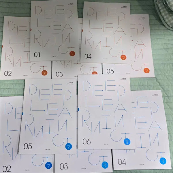 [BUNJANG] Lee Dong-sun T Deep Learning Math 1 & Math 2 Textbooks / 시대인재 이동선T 딥러닝 수학1,수학2
