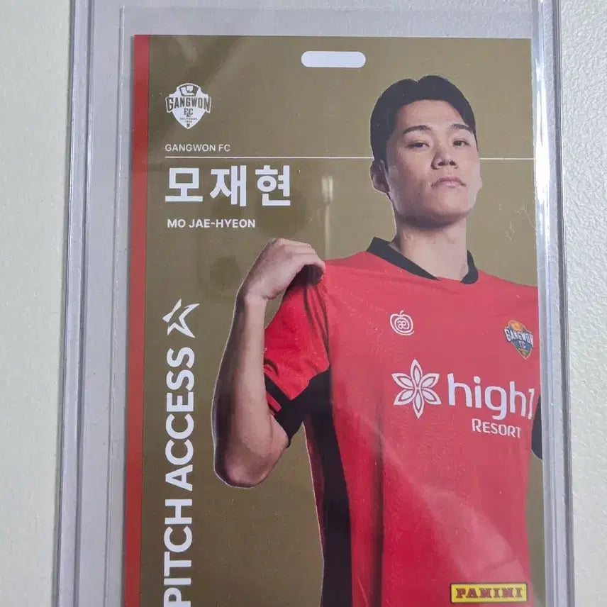 [BUNJANG] Panini K League Mo Jaehyun Pitch Access Gold Card 2026 / 레어)2026 k리그 파니니 모재현 Pitch Access 골드 강원fc