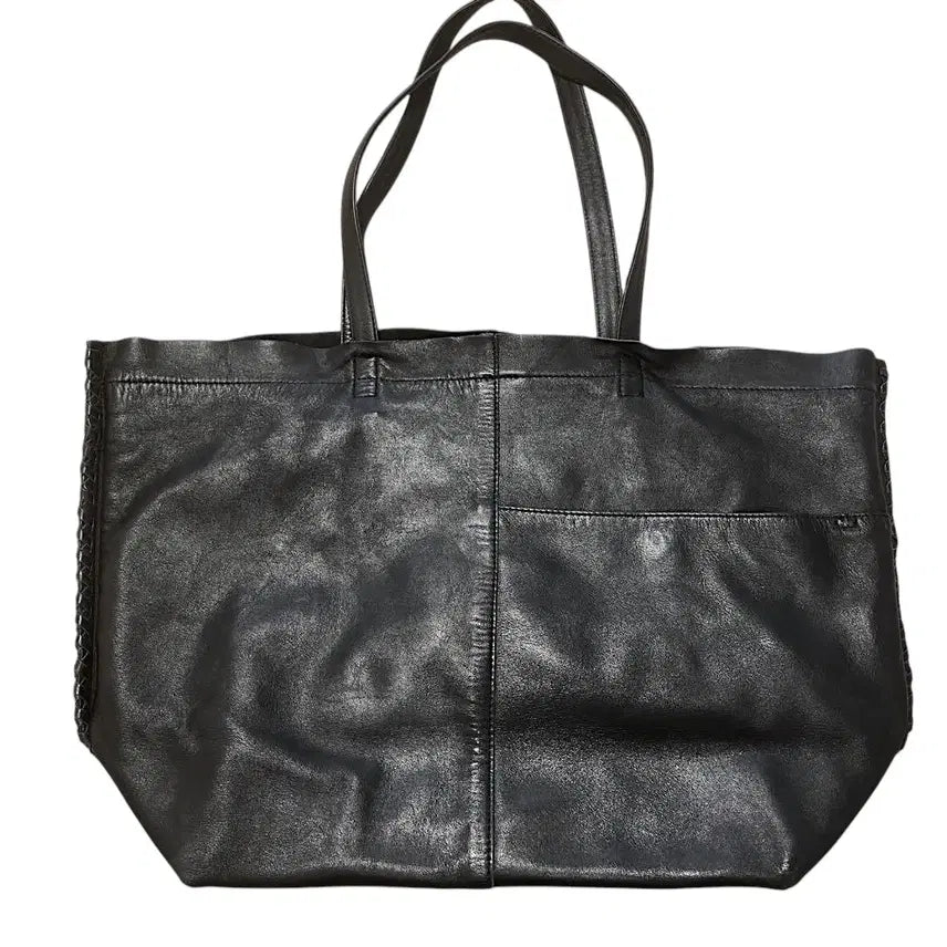 [BUNJANG] ear PAPILLONNER Cowhide Tote Bag / 이어 파피요네 소가죽 토트백 이세이미야케 스타일 대용 재패니즈 브랜드