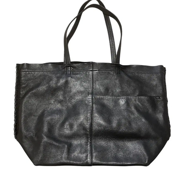 [BUNJANG] ear PAPILLONNER Cowhide Tote Bag / 이어 파피요네 소가죽 토트백 이세이미야케 스타일 대용 재패니즈 브랜드