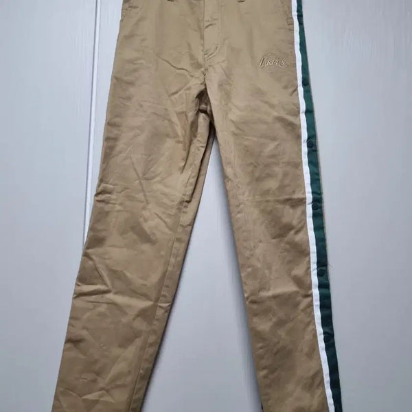 [BUNJANG] Lakers Khaki Track Pants / Lakers 카키색 트랙 팬츠