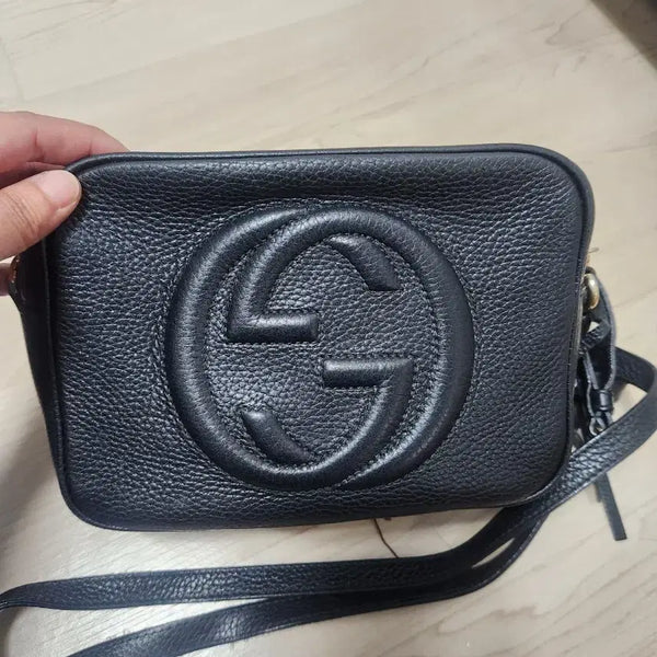 [BUNJANG] Gucci Soho Chain Bag Black Pebble Leather / 구찌 소호 체인백 블랙