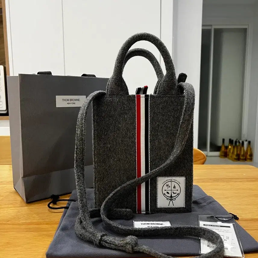 [BUNJANG] Thom Browne Limited Edition Mini Tote Bag / 톰브라운 한정판 미니 토트백